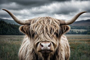 Highlands cow portrait