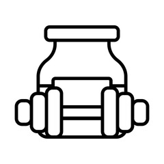 Sports Nutrition line icon