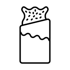 Granola Bar line icon