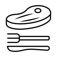 Lean Meat line icon