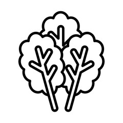 Green Vegetables line icon