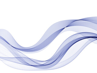 blue Wave. abstract vector graphics. Eps 10