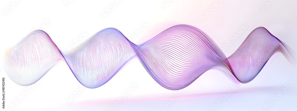 Poster mesmerizing light wave with phase conjugation a 3d rendered visualization of fluid light dynamics