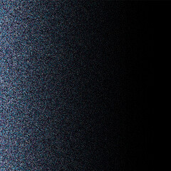 Blue shiny horizontal frame. Bright shining background with gold particles. Vector illustration for graphic design. Eps 10