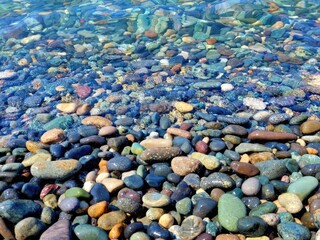 pebbles on the beach