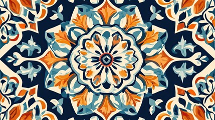 ceramic tile pattern. Vector illustration 
