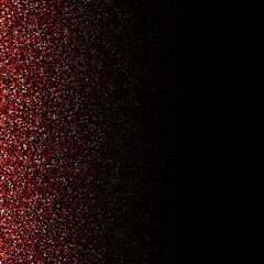 red sparkle sparkle on black background. Eps 10