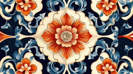 ceramic tile pattern. Vector illustration 