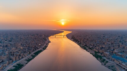 Baghdad at Sunset © SakdaSong