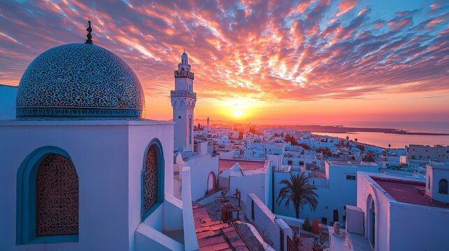 Tunis at Sunset