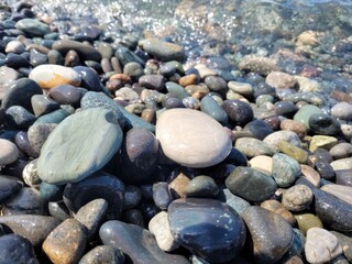 stones on the beach
