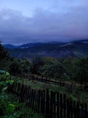 view of the mountains