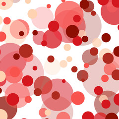 Colored background with round elements. Transparency effect. Bokeh. Eps 10