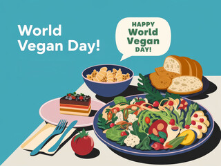 Celebrate world vegan day with a colorful feast of plant-based delights