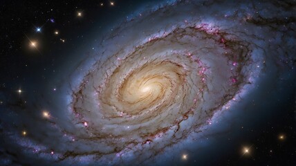 photograph of Milky way galaxy from a distant ai gen