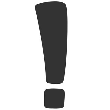 recommend clip art: black exclamation mark
