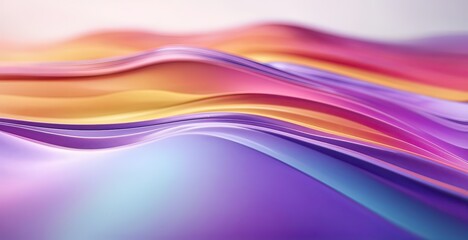 abstract colorful waves background, created by ai generated