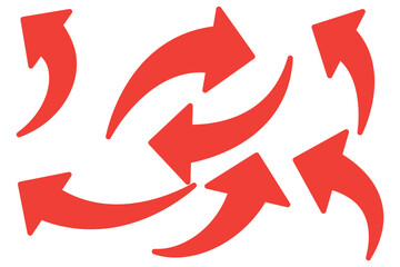Black arrow icon isolated on white background. Horizontal dual long straight , right and left side arrow signs. Arrow indicated the direction symbol. Curved and straight arrow icon vector.
