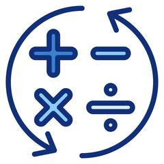 Obraz premium Mathematics Icon