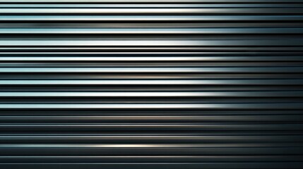 Abstract Metallic Horizontal Lines Background with Gradient Lighting