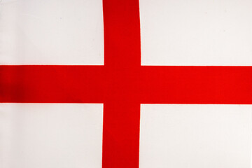 Obraz premium National flag of the state of England close-up. State background.