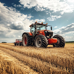 Obraz premium agricultural tractor