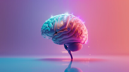 Fototapeta premium Artificial Human brain for studies. 