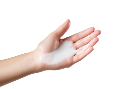 Drop sunscreen on your fingers. on a white background Show preparation for applying cream --ar 3:2 --v 5.2 Job ID: ac00ee0b-7670-4399-b51f-db8b517b1fad - Powered by Adobe