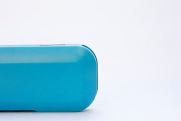 Clamshell Eyeglasses Case for Small Frames. This image highlights a clamshell eyeglasses case specifically designed for small frames, including reading glasses. 
