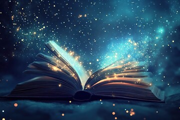 Dried pressed various leaves and flowers placed on the pages of an open old book lying on a white background
