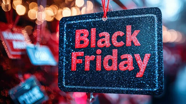 Bargain Bonanza: Black Friday showcasing incredible sales and promotions, creating a vibrant shopping experience filled with opportunities for savings and festive spirit.