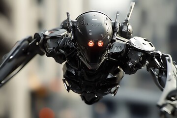 Fototapeta premium robot with head