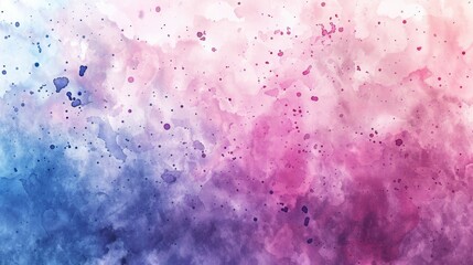 Fototapeta premium Abstract Watercolor Background with Pink and Blue Splashes
