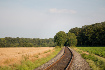 Railway to the Forest in Germany