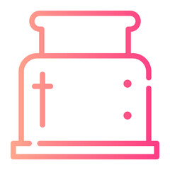 toaster gradient icon