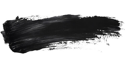 Grungy black paint brush. Paint Brush, ink brush, brush strokes, grungy paint brush. Grungy texture brush.