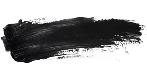 Grungy black paint brush. Paint Brush, ink brush, brush strokes, grungy paint brush. Grungy texture brush.