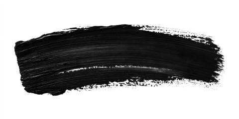 Grungy black paint brush. Paint Brush, ink brush, brush strokes, grungy paint brush. Grungy texture brush.