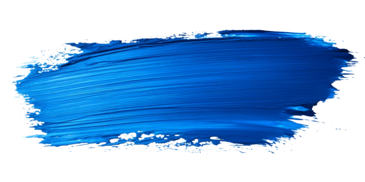 Blue paint brush stroke. Blue paint brush. Paint Brush, ink brush, brush strokes, grungy paint brush. Grungy texture brush.