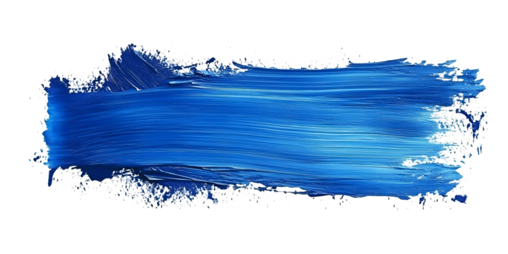 Blue paint brush stroke. Blue paint brush. Paint Brush, ink brush, brush strokes, grungy paint brush. Grungy texture brush.