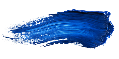 Blue paint brush. Paint Brush, ink brush, brush strokes, grungy paint brush. Grungy texture brush.