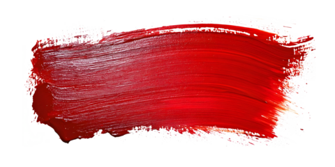 Artistic red paint brush. Paint Brush, ink brush, brush strokes, grungy paint brush. Grungy texture brush.