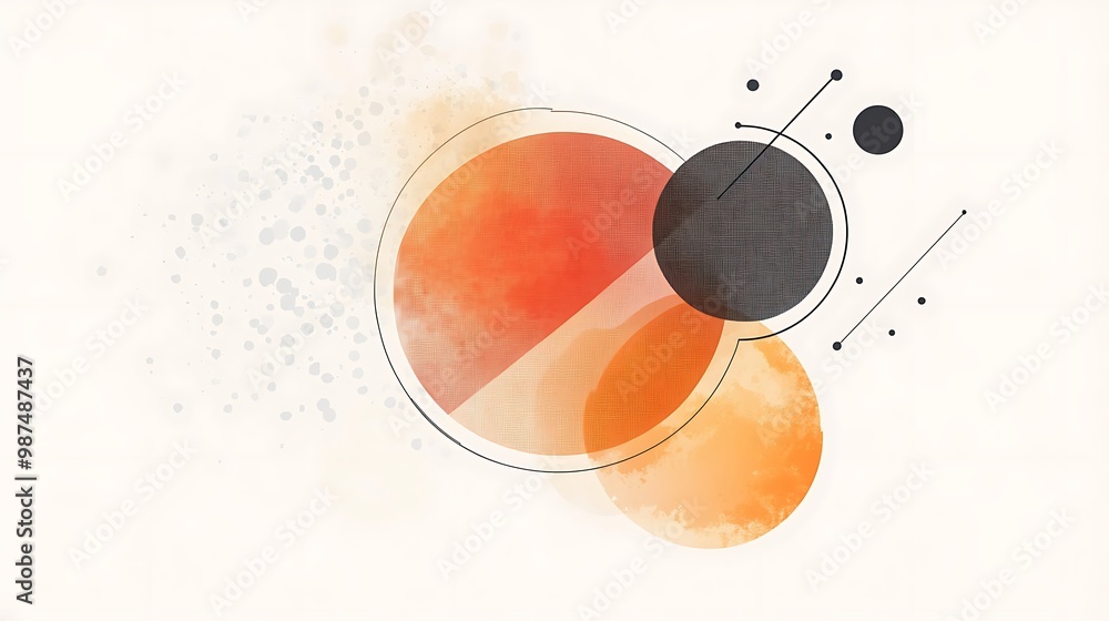 Aufkleber catalyst symbol minimalist vector design with clean lines and soft colors on white background