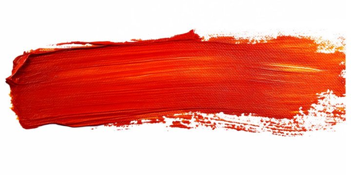 Red paint brush. Paint Brush, ink brush, brush strokes, grungy paint brush. Grungy texture brush.