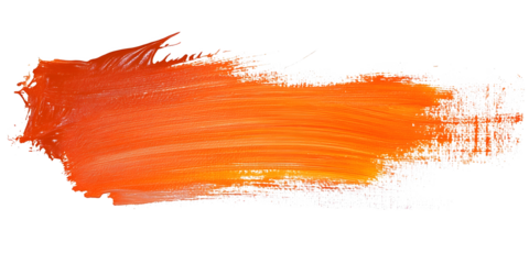 Brush stroke. Orange paint brush. Paint Brush, ink brush, brush strokes, grungy paint brush. Grungy texture brush.