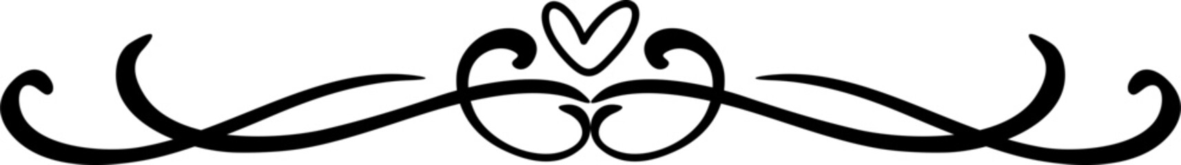 Floral Divider Ornament