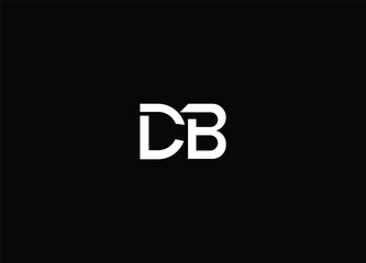 DB Initial letter logo design template creative and professional logo design