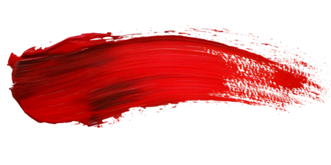 Red paint brush. Paint Brush, ink brush, brush strokes, grungy paint brush. Grungy texture brush.