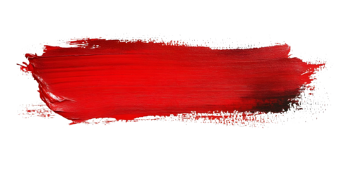 Red paint brush. Paint Brush, ink brush, brush strokes, grungy paint brush. Grungy texture brush.
