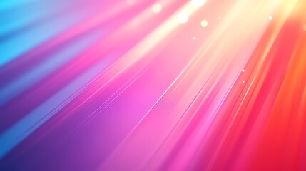Obraz premium An abstract background with colorful diagonal lines with a blurred and bokeh effect.